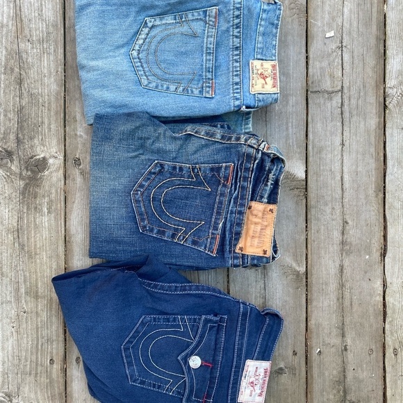 Lot of 3 True Religion Jeans Size 30 - Picture 2 of 3